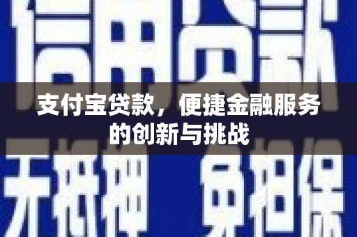 成武支付宝贷款，便捷金融服务的创新与挑战
