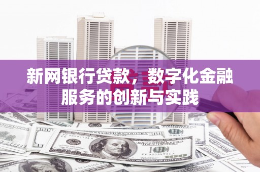 宁城新网银行贷款，数字化金融服务的创新与实践