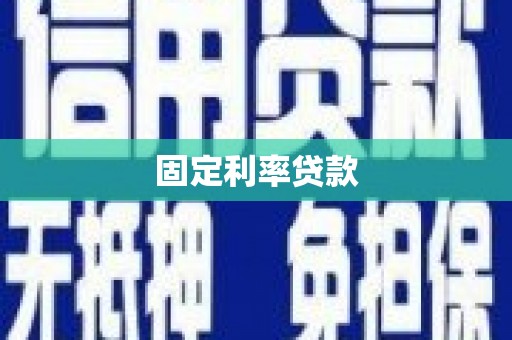新青固定利率贷款