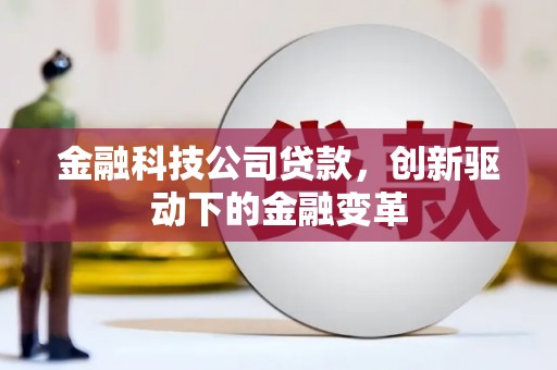 海原金融科技公司贷款，创新驱动下的金融变革