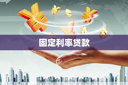 广东固定利率贷款