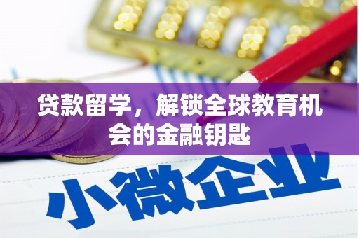 江华贷款留学，解锁全球教育机会的金融钥匙