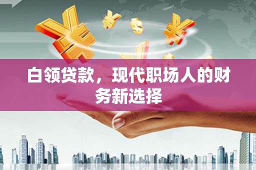特克斯白领贷款，现代职场人的财务新选择