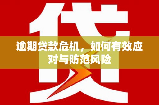 张北逾期贷款危机，如何有效应对与防范风险