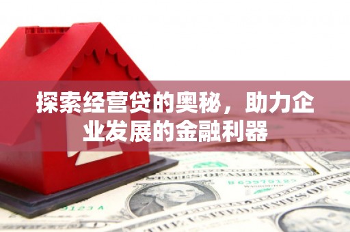 新建探索经营贷的奥秘，助力企业发展的金融利器