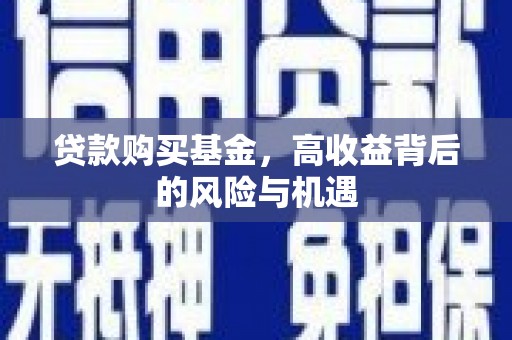滑县贷款购买基金，高收益背后的风险与机遇