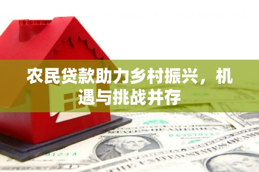 鹿泉农民贷款助力乡村振兴，机遇与挑战并存