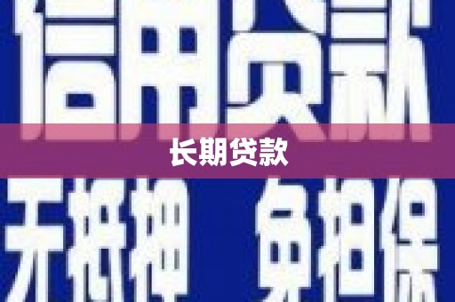 庄浪长期贷款