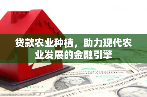 宣州贷款农业种植，助力现代农业发展的金融引擎