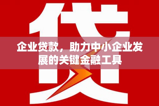 临西企业贷款，助力中小企业发展的关键金融工具