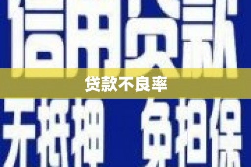 三门峡贷款不良率