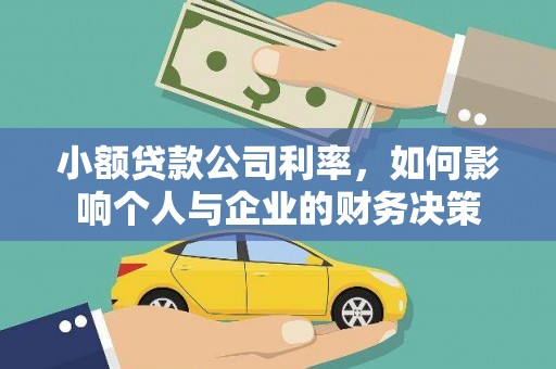 安吉小额贷款公司利率，如何影响个人与企业的财务决策
