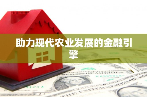 麻山助力现代农业发展的金融引擎